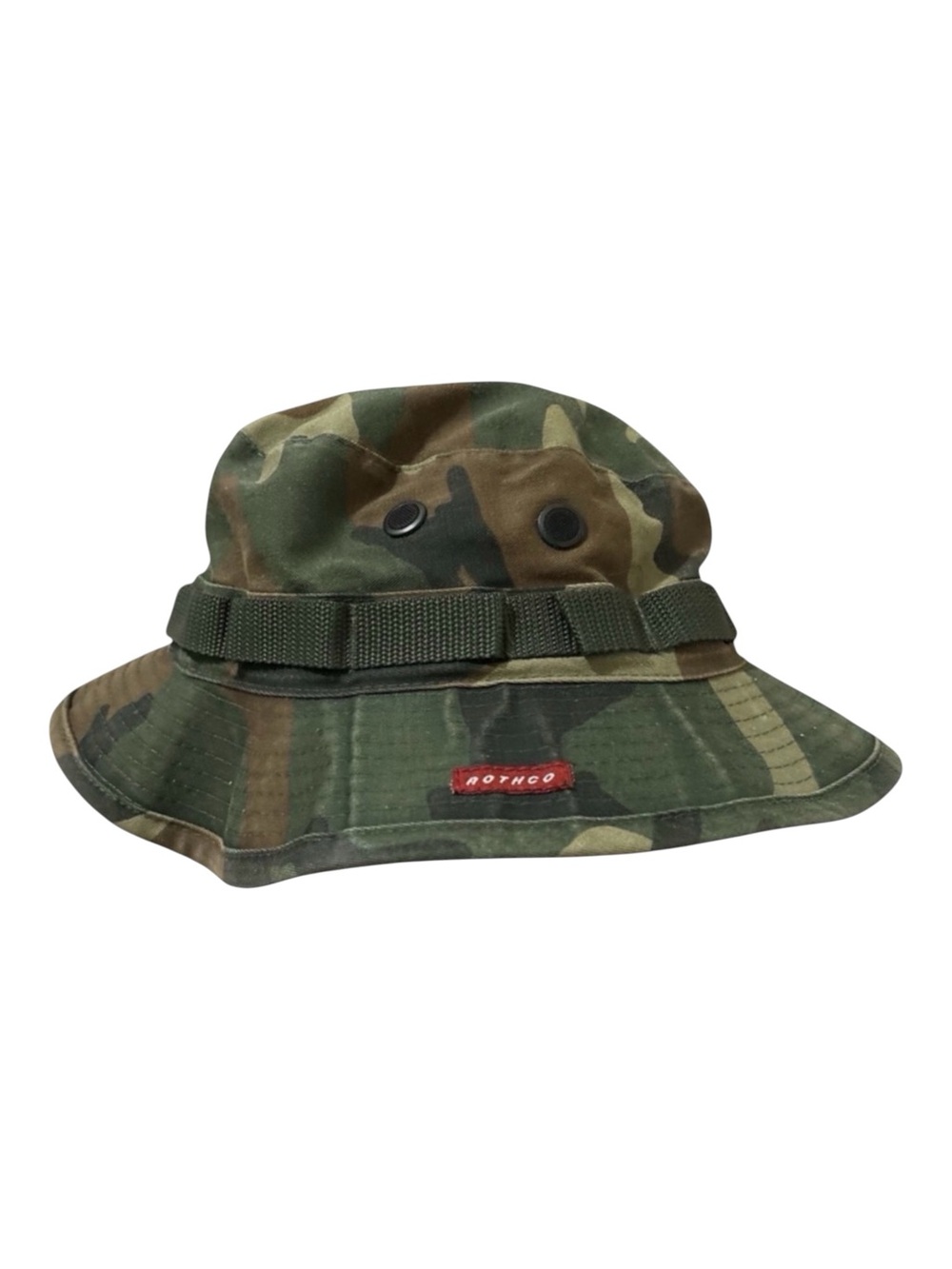 Rothco' Camo Boonie Hat Size 7 1/2- Green Woodland